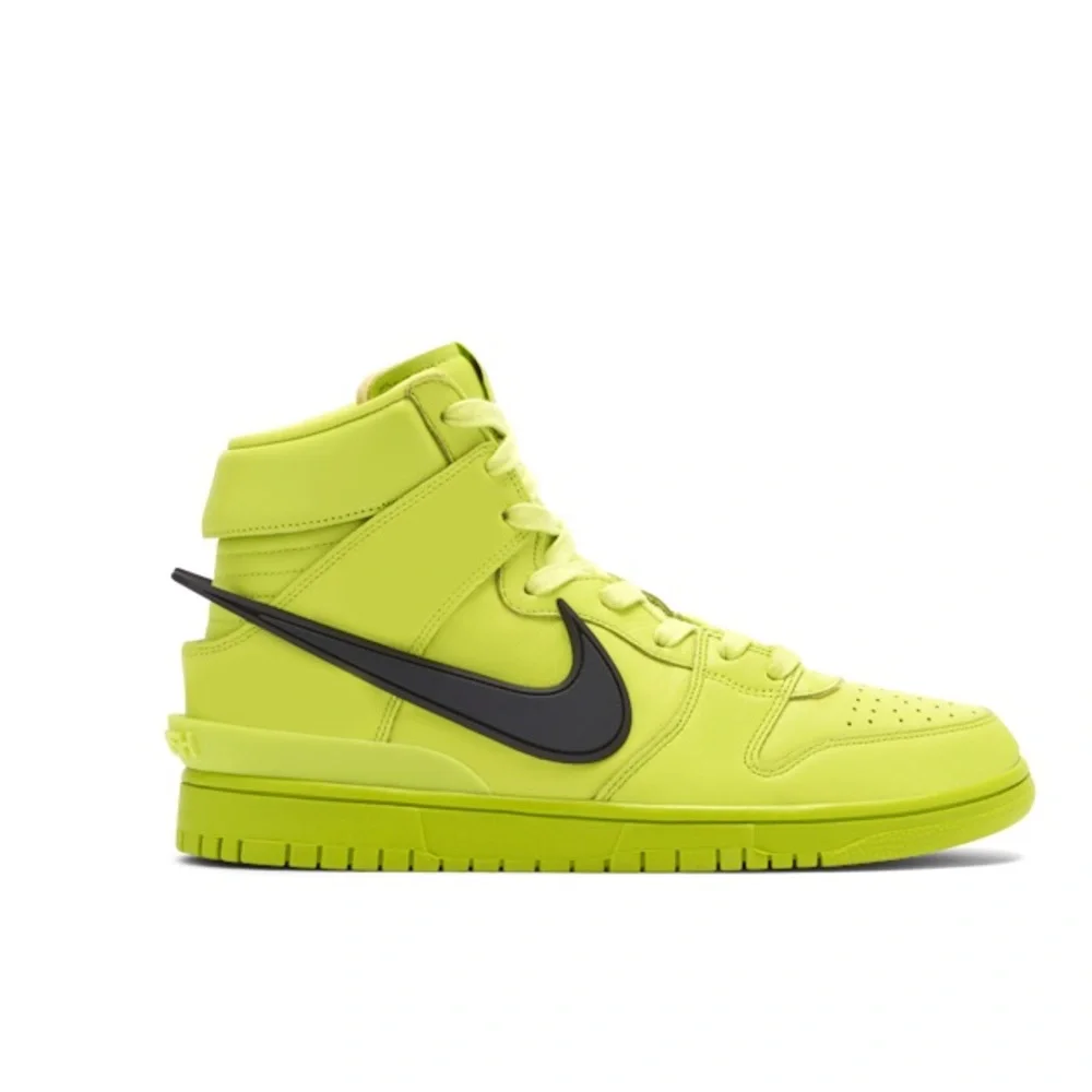 Nike x AMBUSH Nike Dunk Hi Flash Lime with Box
